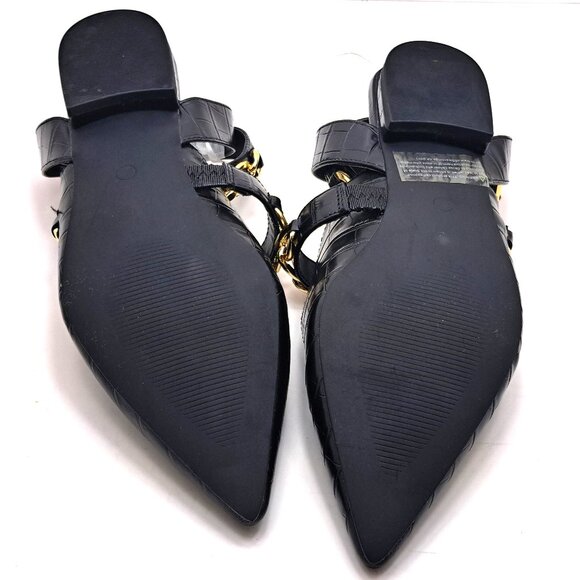 Fashion to Figure Aliza Women's Ankle Strap Flats - Size 8 - Picture 5 of 13